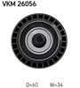 SKF Deflection/Guide Pulley, timing belt VKM 26056