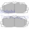 Комплект тормозных колодок, дисковый тормоз DELPHI LP3272 (22611, 22612, D1894-9122)