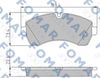 Комплект тормозных колодок, дисковый тормоз FOMAR Friction FO 921481 (29200)