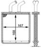 Mahle AH 55 000S Heat Exchanger, interior heating