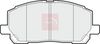 APEC Brake Pad Set, disc brake PAD1282