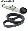 Sada žebrovaných klínových řemenů VKMA 61019