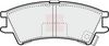 APEC Brake Pad Set, disc brake PAD1017