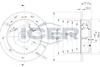 Тормозной диск ICER 78BD6028-2