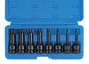 Laser Tools Long Impact Tamperproof Spline Socket Bit Set 1/2