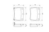 Bosch Brake Pad Set, disc brake 0 986 424 711