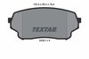 Комплект тормозных колодок, дисковый тормоз TEXTAR 2430101 (24301, 8211D1105, 24301 164  0 4)