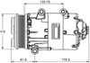 Mahle ACP 1331 000P Compressor, air conditioning