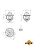 Termostat, chladivo 725178