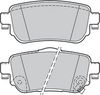 комплект спирачно феродо, дискови спирачки