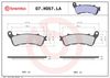 BREMBO Brake Pad Set, disc brake 07HO57LA