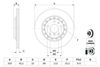 Bosch Brake Disc 0 986 479 062
