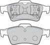 комплект спирачно феродо, дискови спирачки