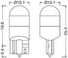 Osram Bulb, direction indicator 2845DWP-02B