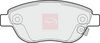 APEC Brake Pad Set, disc brake PAD1533