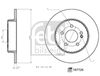 Тормозной диск FEBI BILSTEIN 107726