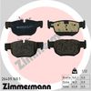 Комплект гальмівних колодок, дискове гальмо ZIMMERMANN 26409.160.1 (26409, 26410, 26409 162 0 5)