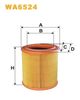 Повітряний фільтр WIX FILTERS WA6524