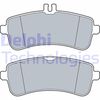 Комплект гальмівних колодок, дискове гальмо DELPHI LP3542