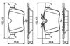 Bosch Brake Pad Set, disc brake 0 986 494 819
