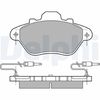 комплект спирачно феродо, дискови спирачки