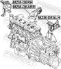 Lagerung, Motor