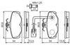 Bosch Brake Pad Set 0 986 461 767 (0986461767)