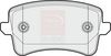 APEC Brake Pad Set, disc brake PAD1655B