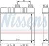 Nissens 72660 Heat Exchanger, interior heating