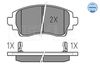 Meyle Brake Pad Set, disc brake 025 230 8818/W