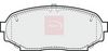 APEC Brake Pad Set, disc brake PAD746