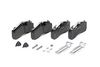 BREMBO Brake Pad Set, disc brake P A6 128S