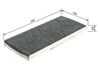 BOSCH Filter, cabin air 1 987 432 345
