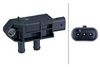 HELLA Sensor, exhaust pressure 6PP 358 392-271