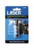 Laser Tools 6690 Palm Grip Ratchet with Universal Joint 3/8"D