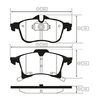 Комплект тормозных колодок, дисковый тормоз CTR GK0302