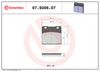 BREMBO Brake Pad Set, disc brake 07SU0607