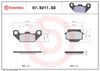 BREMBO Brake Pad Set, disc brake 07SU11SD