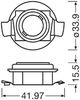 Osram Bulb Socket, headlight 64210DA01-1