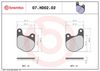 BREMBO Brake Pad Set, disc brake 07HD0202