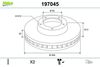 Valeo Brake Disc 197045