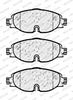 Sada brzdových destiček, kotoučová brzda FDB5335