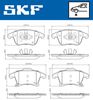 комплект спирачно феродо, дискови спирачки
