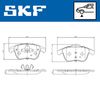 комплект спирачно феродо, дискови спирачки