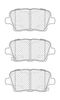 Комплект тормозных колодок, дисковый тормоз FERODO FDB5202 (22953, 22954, 22955)