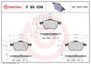 BREMBO Brake Pad Set, disc brake P 85 036