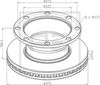 kotouč brzdový RVI Midlum DXi 06- 256.052-00