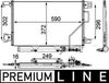 Mahle AC 450 000P Condenser, air conditioning