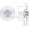 Тормозной диск DELPHI BG9028RS