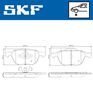 комплект спирачно феродо, дискови спирачки